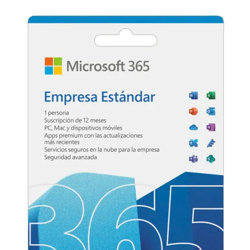 Microsoft 365 Empresa Estándar 1 Año - 1 Usuario