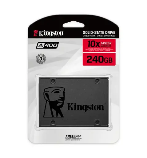[SSDK240G] SSD 240GB Sata Kingston A400 500Mb/s