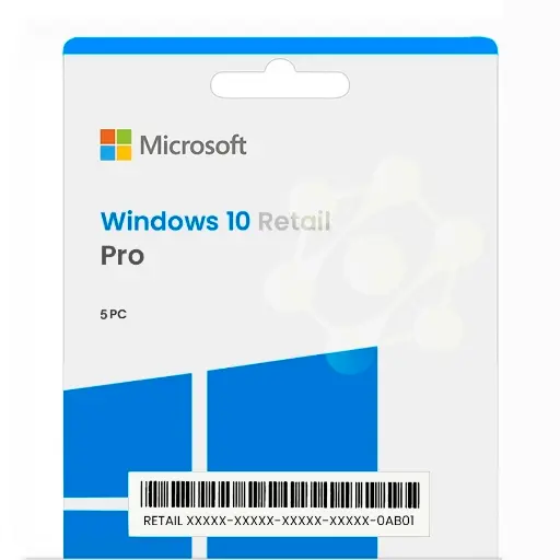 [L00126] Windows 10 Pro Retail - 5 PC