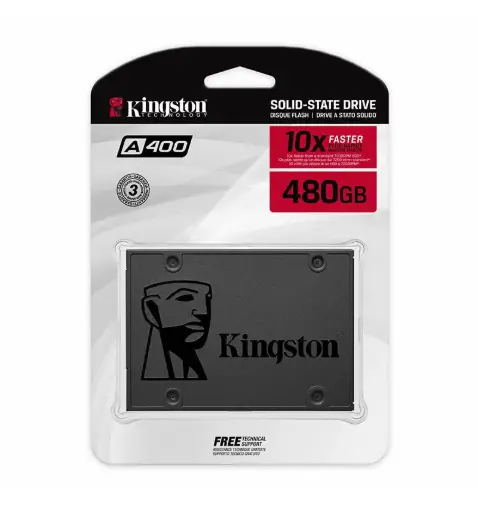 [SSDK480G] SSD 480GB Sata Kingston A400 500Mb/s