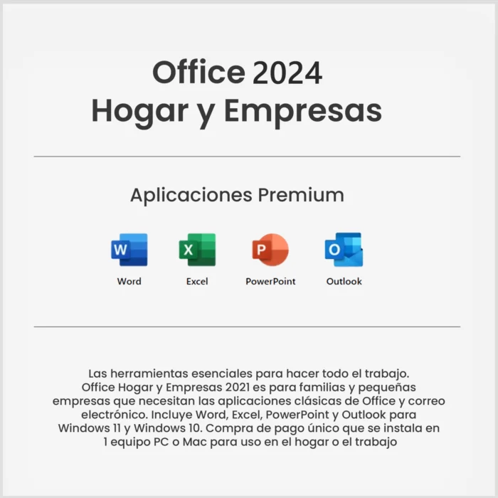 Office 2024 HB descrripcion