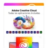 Adobe Creative Cloud 1 Mes - 2 Dispositivos