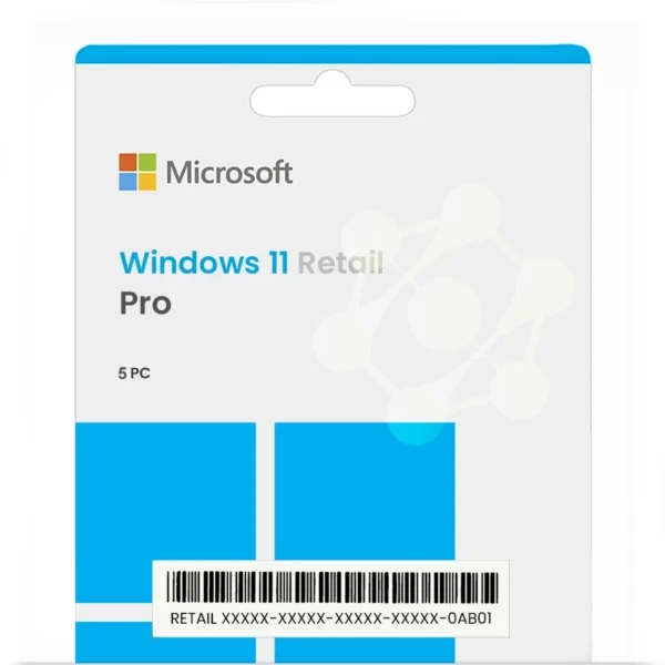 Windows 11 Pro Retail - 5 PC