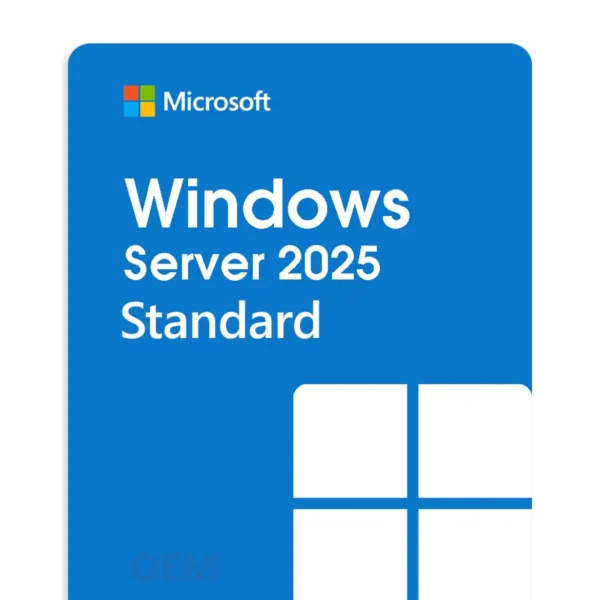 Windows Server 2025 Estándar - 1 PC